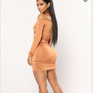 Off the shoulder dress